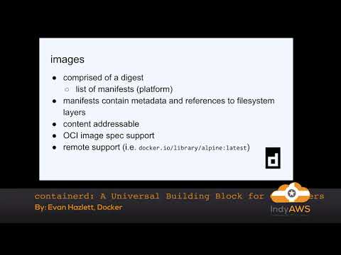 "containerd: A Universal Building Block for Containers" by Evan Hazlett