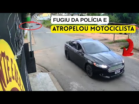 Police chase ends with hit-and-run during escape in Ouro Fino