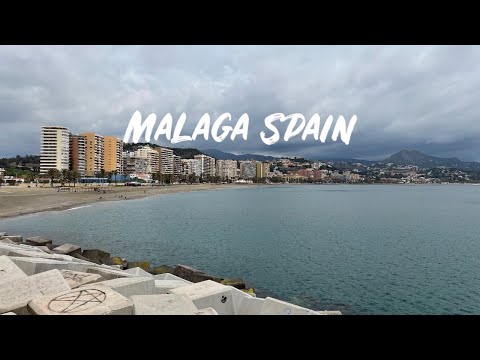 Malaga Spain Walking Tour 2022 | Puerto, La Malagueta