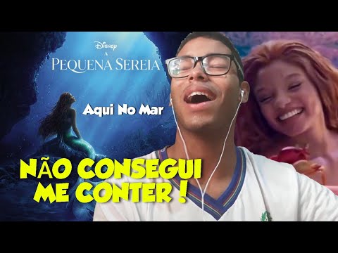 REAGINDO a Aqui No Mar - Yuri Chesman, Cast (De "A Pequena Sereia")