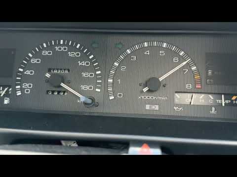 100-200kph Acceleration Toyota Sprinter Trueno AE86 1985 1.6 16V 4AGE