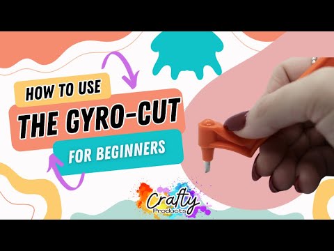 HOW TO USE a GyroCut Pro Craft Knife & Gyro Cut Junior Crafting Tool