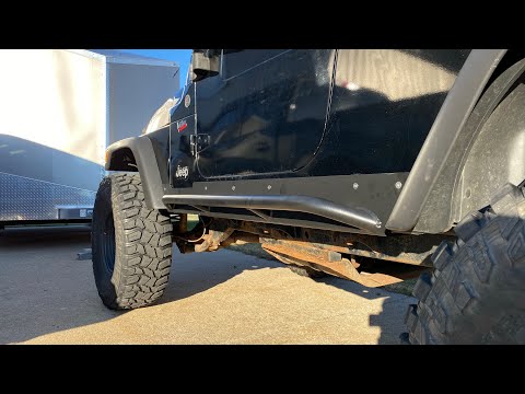 Jeep Wrangler TJ/LJ Rock Sliders.... Rock Hard 4X4