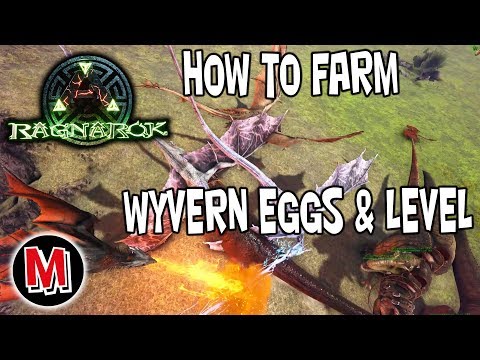 ARK:  How To Farm Wyven Eggs & Level .
