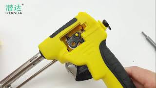 手動焊錫槍自動送錫可調溫內熱式恒溫60W80W維修焊接手槍式電烙鐵