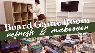 Board Game Room Refresh & Makeover! | Part 1