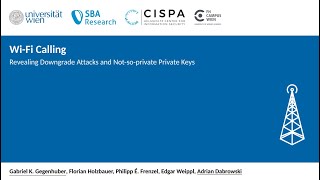 WiFi Calling: Revealing Downgrade Attacks and Not-so-private private Keys
