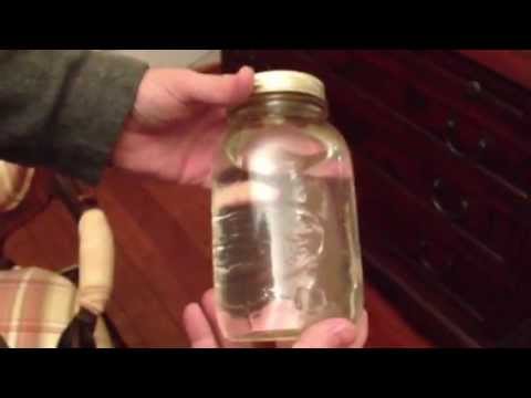 How to test proof moonshine alcohol by shaking bottle