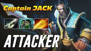 Attacker Kunkka | Captain Jack Sparrow | Dota 2 Pro Gameplay