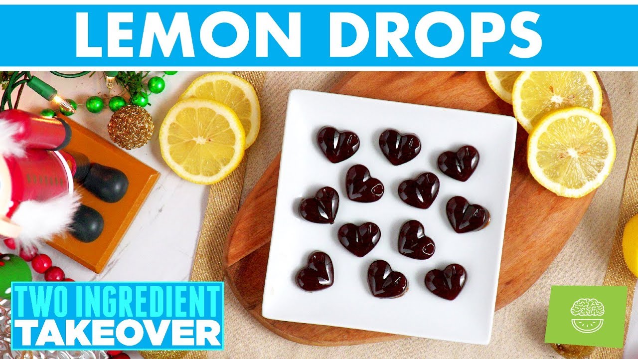 2 Ingredient Lemon Drops Candy! Two Ingredient Takeover Holiday Recipes!