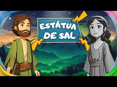 A ESTÁTUA DE SAL | Desenho Bíblico Infantil | Histórias da Bíblia para crianças