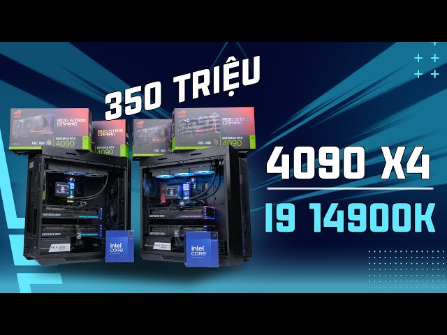 Bộ PC AI Intel I9 14900K/ 128G RAM/ 2 VGA RTX 5090 32G