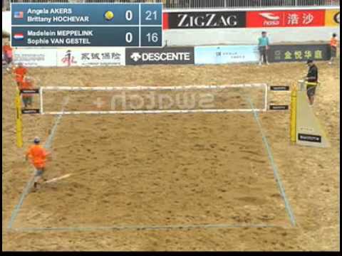 Akers-Hochevar USA [5] Meppelink-van Gestel NED [12] Round 2 Shanghai Grand Slam 2012 Women