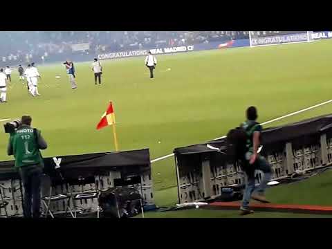 Crowning Moment Celebration Real Madrid CF v Gremio FBPA - FIFA CLUB WORLD CUP UAE 2017