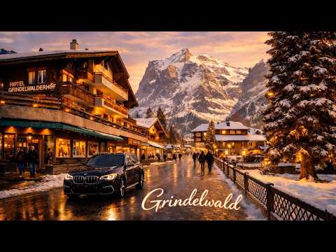 Grindelwald Walking Tour 🇨🇭 | Stunning Swiss Alps Village Life in 4K