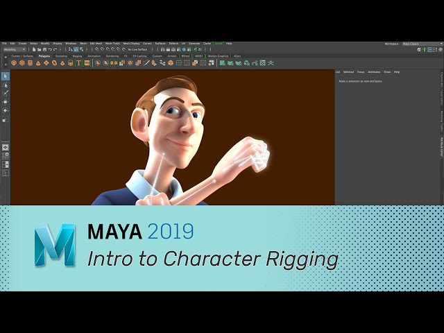 Learning 3D character rigging in Maya tutorial by Yone Santana