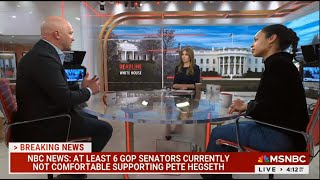 MSNBC: DEADLINE WHITE HOUSE - DECEMBER 4, 2024 - HEGSETH NOMINATION SCRUTINY INTENSIFIES