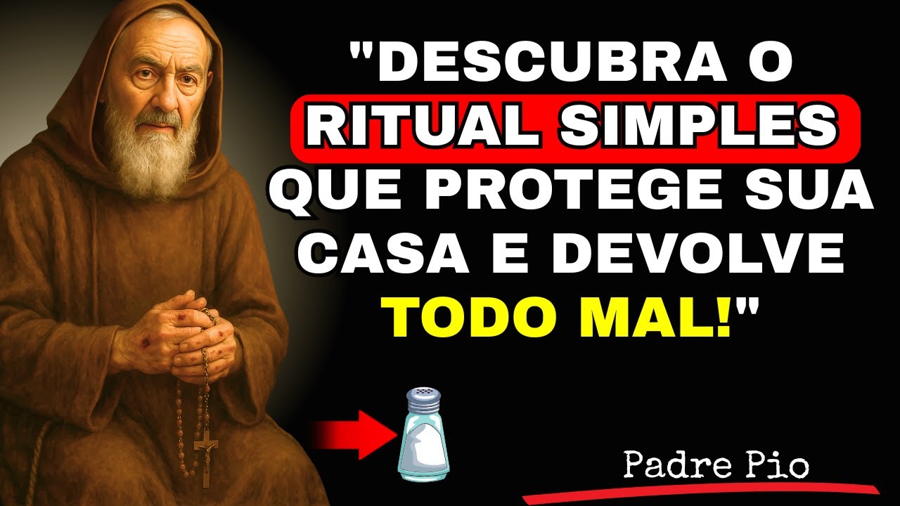 Padre Pio: Como Devolver Todo Mal e Bruxaria com o Poder do Sal Congelado | Ensinamentos Bíblicos