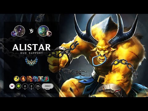 Alistar Support vs Amumu - KR Challenger Patch 12.13