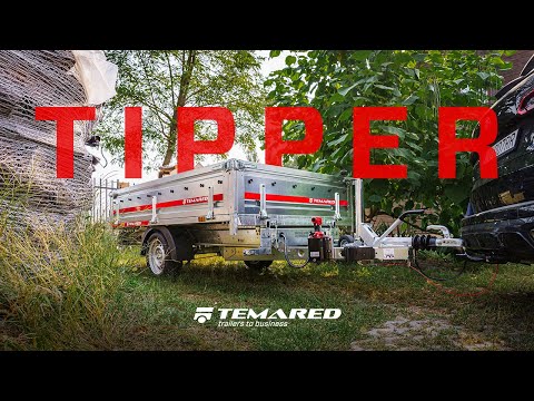 TEMARED Tipper 2515/2 ALU, passenger car trailers