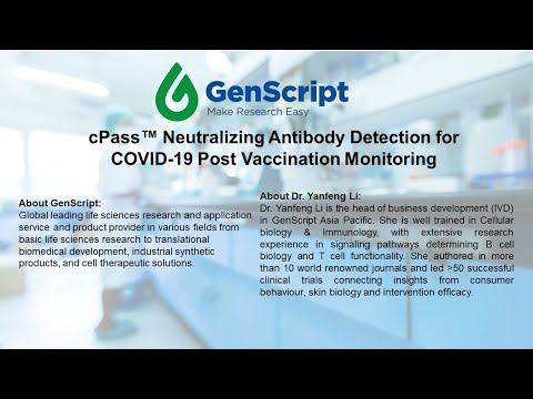 cPass™ Neutralizing Antibody Detection for COVID-19 Post Vaccination Monitoring