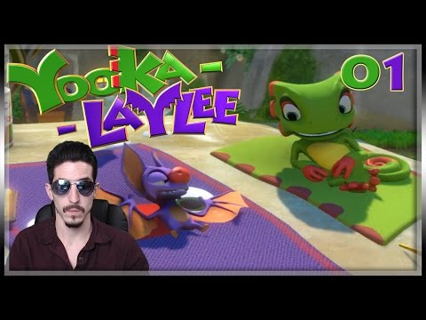 THE ADVENTURE BEGINS!! | LET'S PLAY YOOKA LAYLEE w/ MR. TALENT #01
