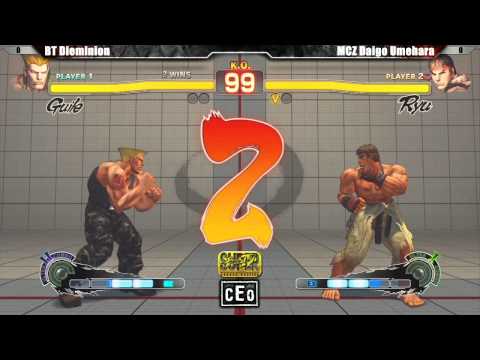 SSF4 AE2012 Top 24 BT Dieminion vs MCZ Daigo Umehara - CEO 2012 Tournament