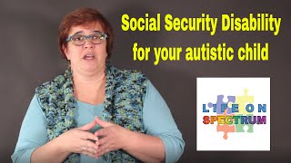 Social Security Disability for your autistic child