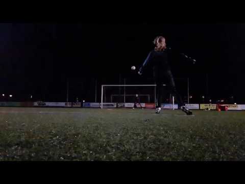 Danielle op de training Spartanen Mo15-2