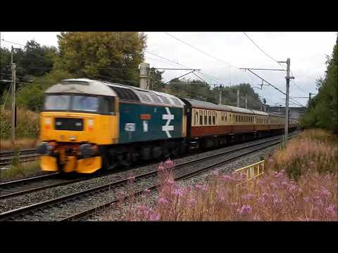 Royal Scot 46100 with the Fellsman going through Bamfurlong, Wigan 24/08 /2022