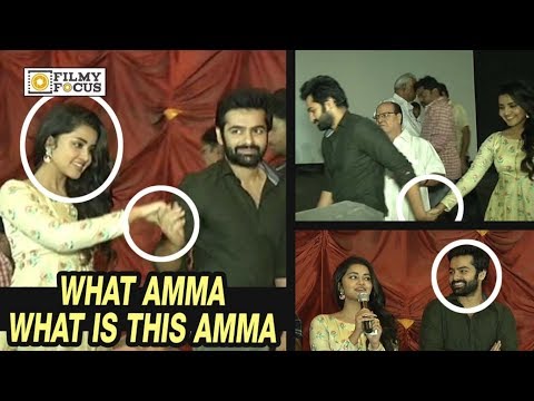 Ram Taking Care of Anupama from Getting Mobbed by Fans | Vunnadi Okate Zindagi Success Tour