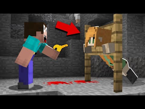 TORTURE or SAVE? WHAT will NOOB CHOOSE to do with the GIRL? in Minecraft Noob vs Pro