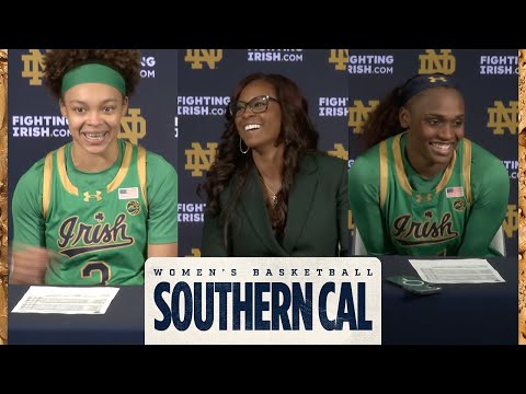 Postgame Press Conference | Southern Cal | Notre Dame Women's Basketball