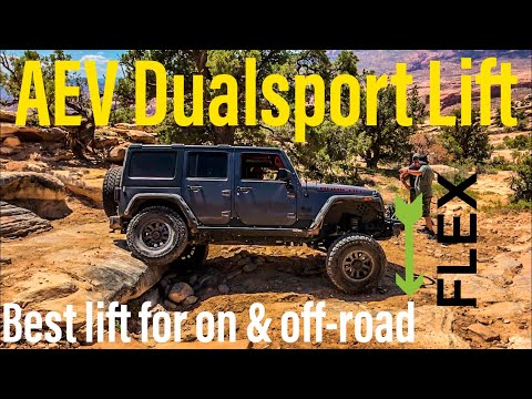 AEV 3.5" DUALSPORT LIFT KIT - BEST JEEP LIFT KIT?  Look at the FLEX and you decide!
