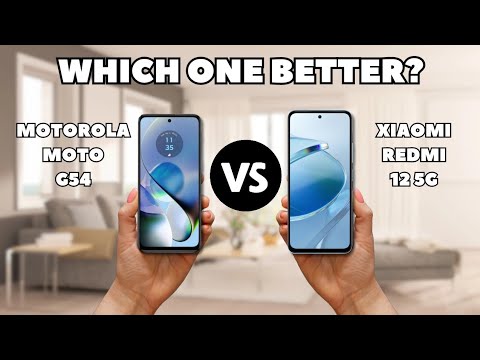 MOTOROLA MOTO G54 VS XIAOMI REDMI 12 5G