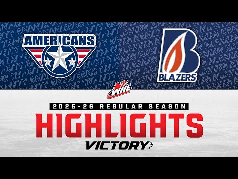 Tri-City Americans at Kamloops Blazers 12/17 | WHL Highlights 2025-26