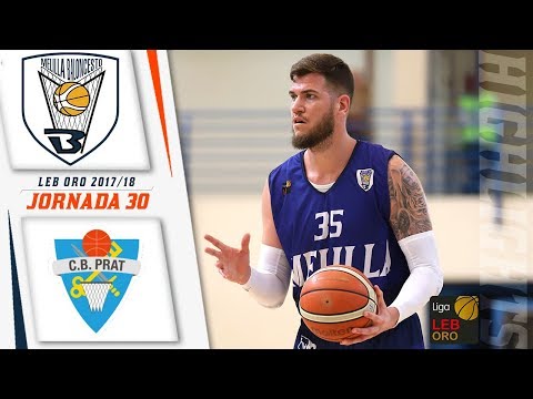 HIGHLIGHTS | Club Melilla Baloncesto - CB Prat (ORO 1718 - J30)