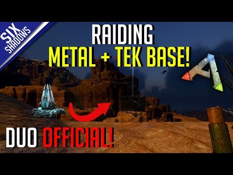 RAIDING A TEK / METAL BASE! | Duo Official PvP - Ep. 15 - Ark: Survival Evolved
