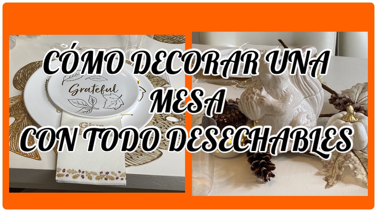 Watch UNA MESA ELEGANTE CON TODO DESECHABLES/ THANKSGIVINGS 2021 Now UNA MESA ELEGANTE CON TODO DESECHABLES/ THANKSGIVINGS 2021