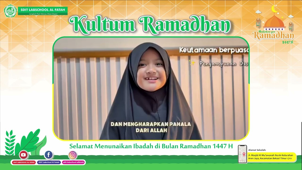 Kultum Ramadhan 1447 H, Hari ke 1 oleh Aneerya Maiza Imani