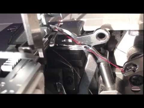 Singer 14SH754 Overlock einfädeln