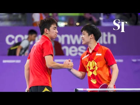 Singapore get silver lining in table tennis men's team final | Commonwealth Games 2022
