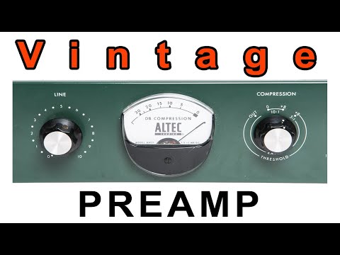 Serviced + Recapped Altec 1591A Mic Pre / Optical Compressor image 9