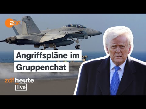 Geheim-Chat-Leak in „The Atlantic“: So groß ist der Schaden für Trump | Analyse bei ZDFheute live