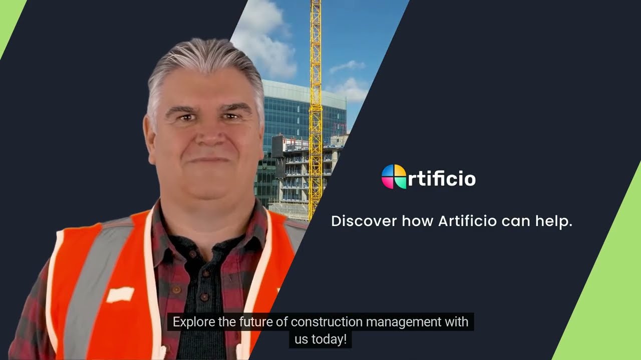 Watch our latest video about Artificio: Data-Driven Construction Management