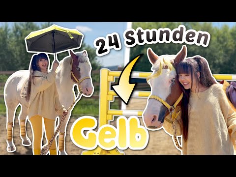 24 Stunden alles GELB 💛 mit Flora Blue | ViktoriaSarina