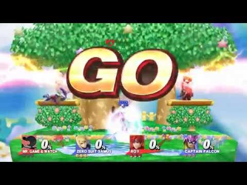 Mr. Game & Watch + Roy Vs Captain Falcon + Zero Suit