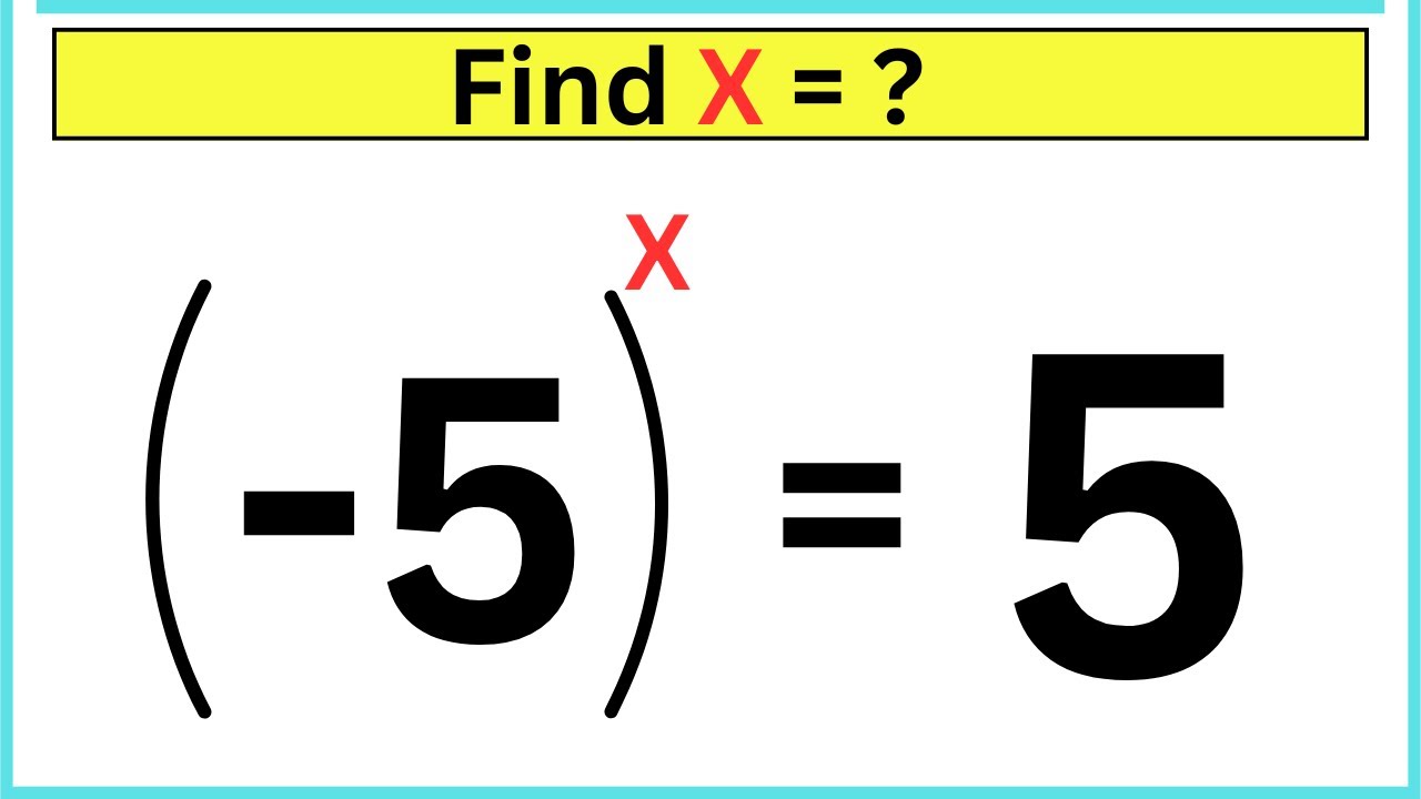 A Great Math Olympiad Question | Power Rules | Nice Olympiad Exponential Equation: find X