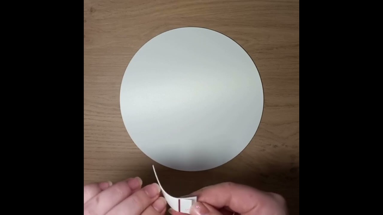 Hoe plak je muurcirkels met bevestigingstape op de muur | Instructievideo