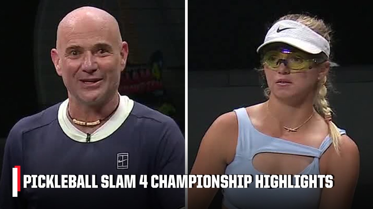 Team Agassi vs. Team Waters | Pickleball Slam 4 Championship Highlights | ESPN